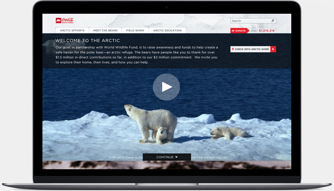 Coca-Cola Arctic Home