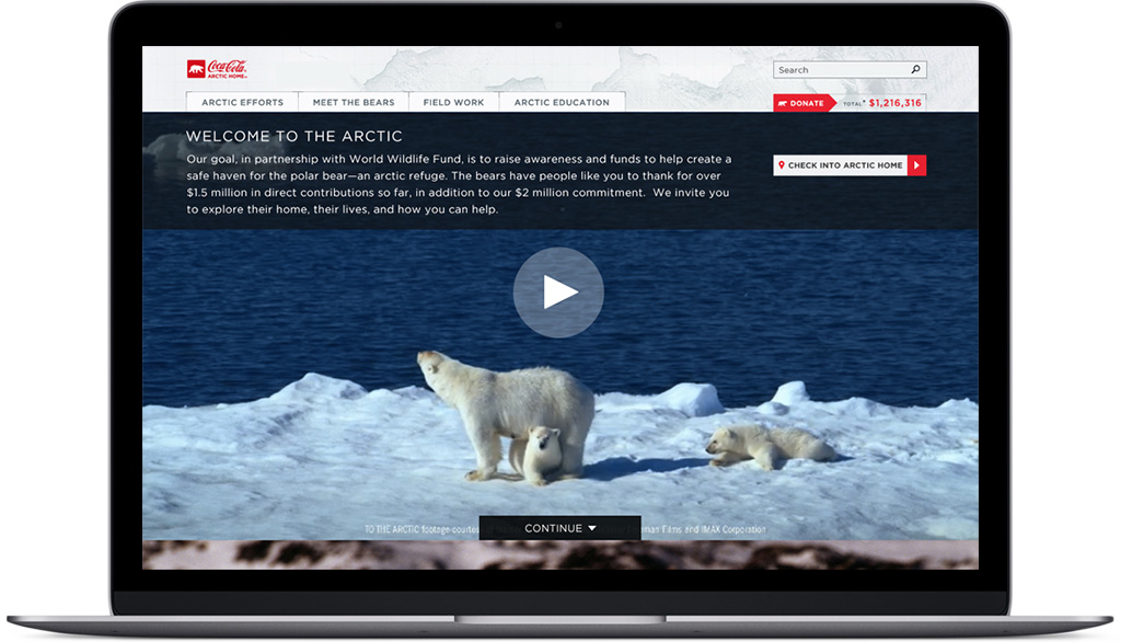 Coca-Cola Arctic Home
