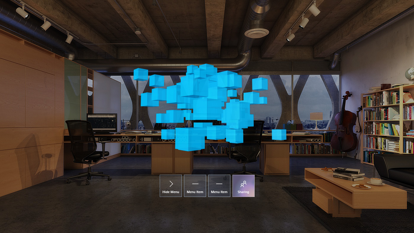 HoloToolkit Sharing UI
