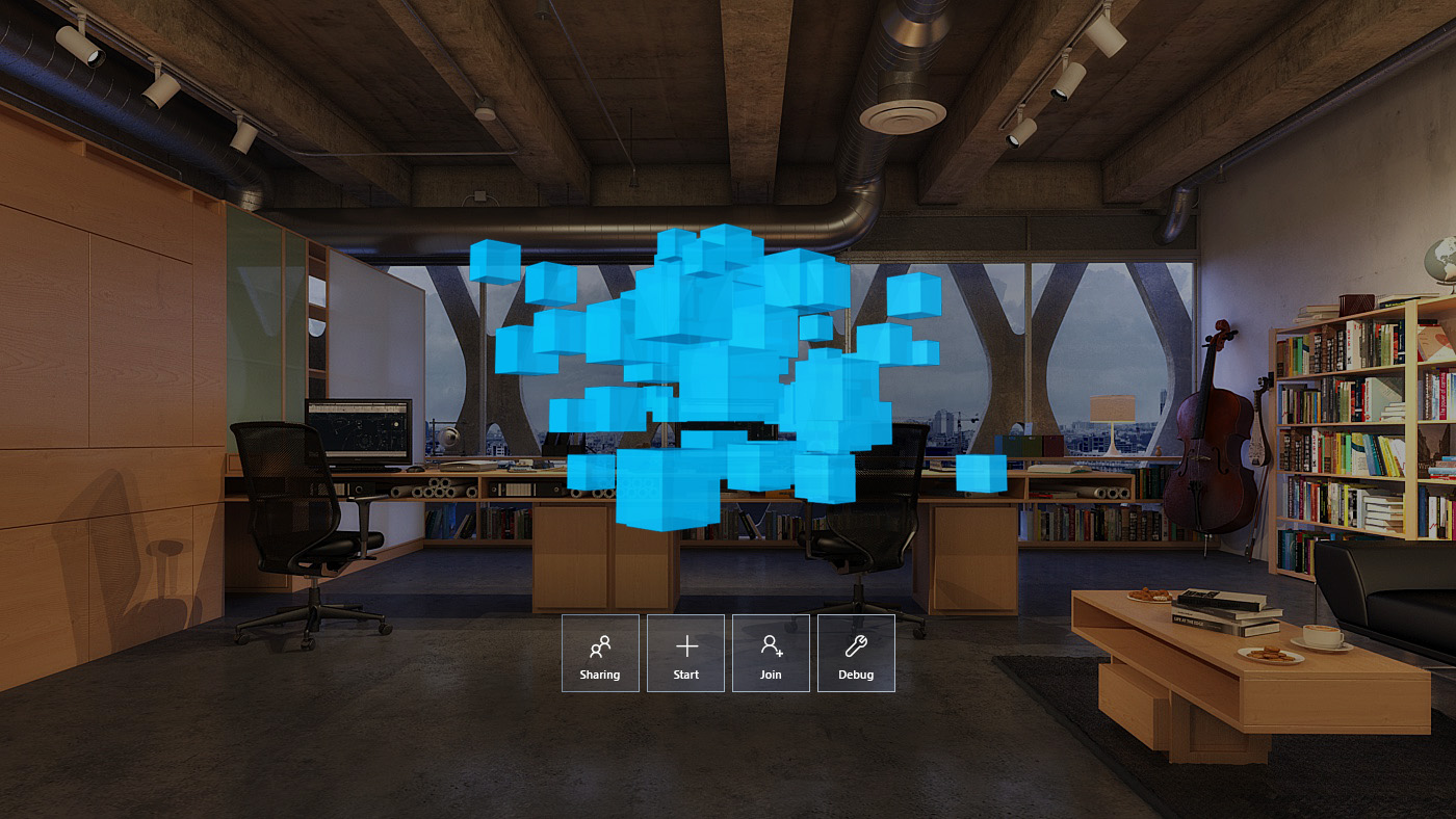 HoloToolkit Sharing UI
