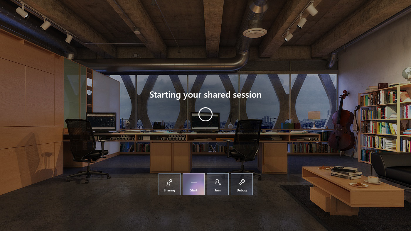HoloToolkit Sharing UI