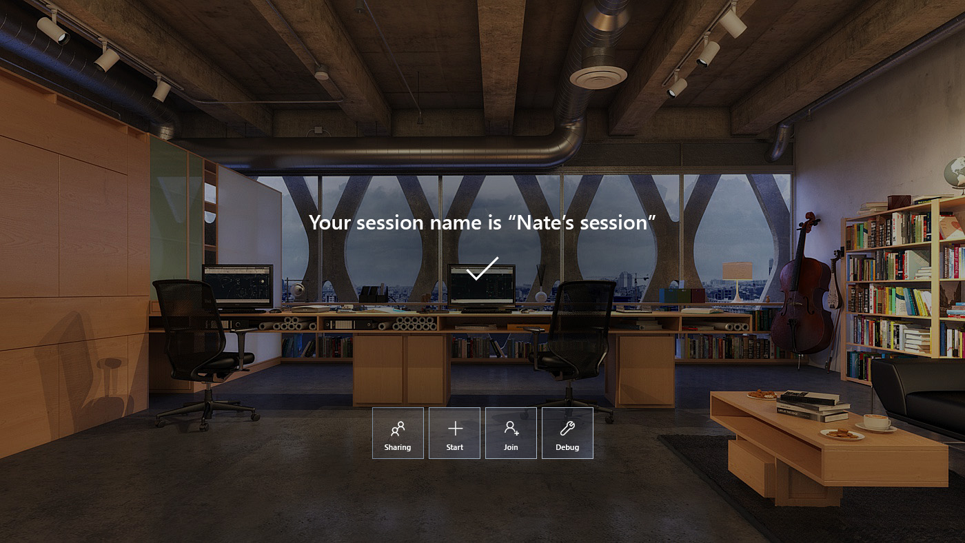 HoloToolkit Sharing UI