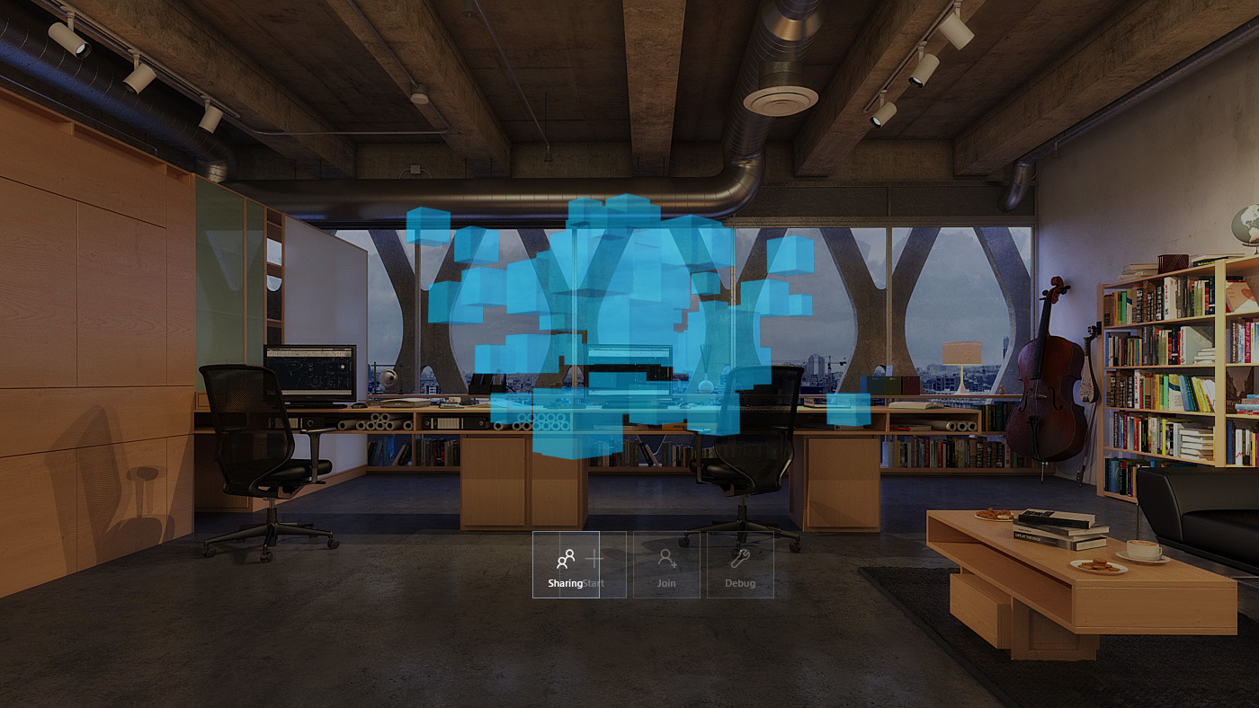 HoloToolkit Sharing UI
