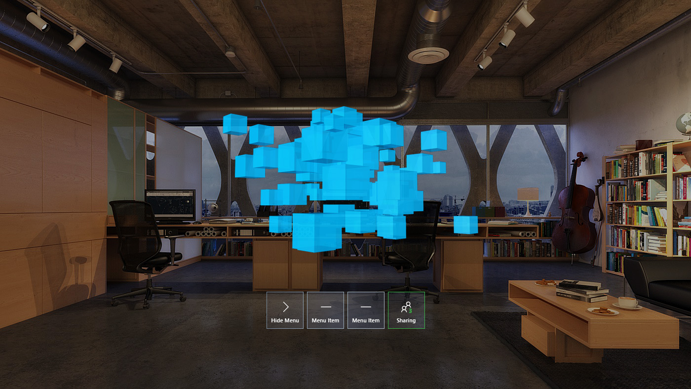 HoloToolkit Sharing UI