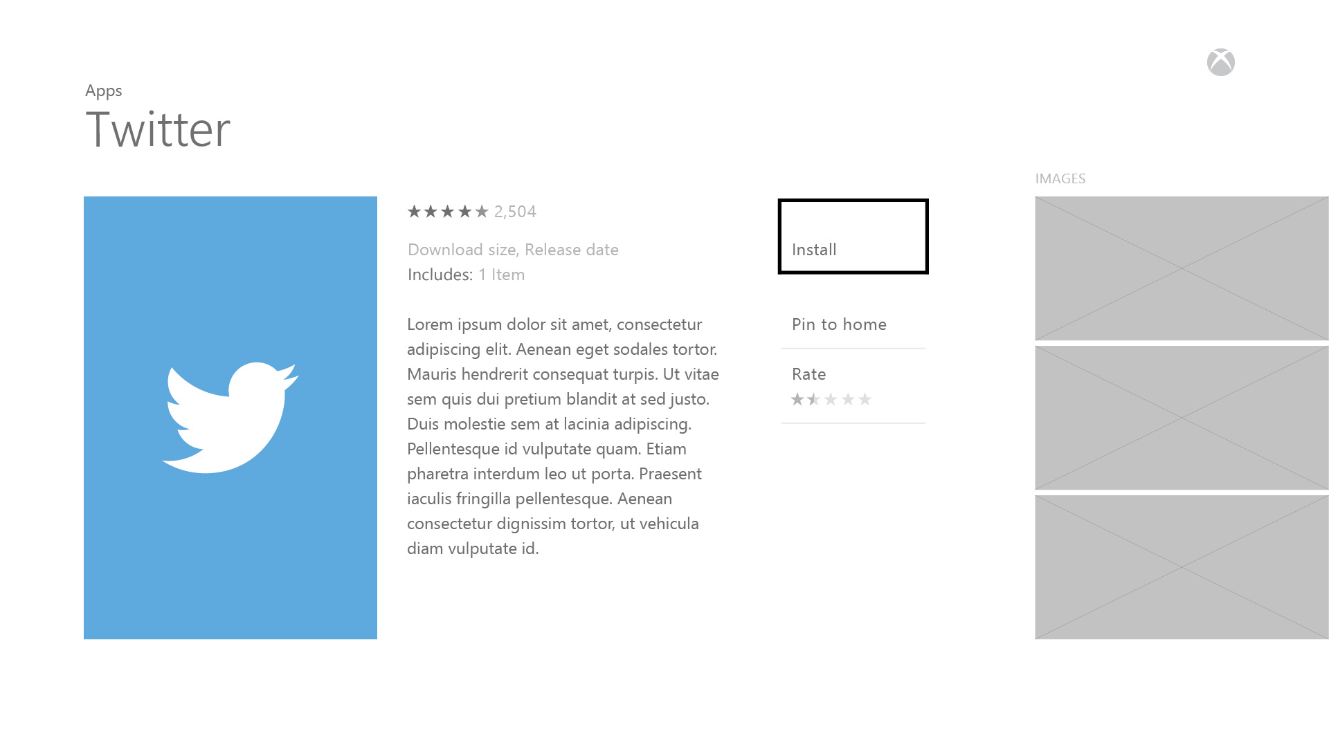 Xbox One Twitter Companion App