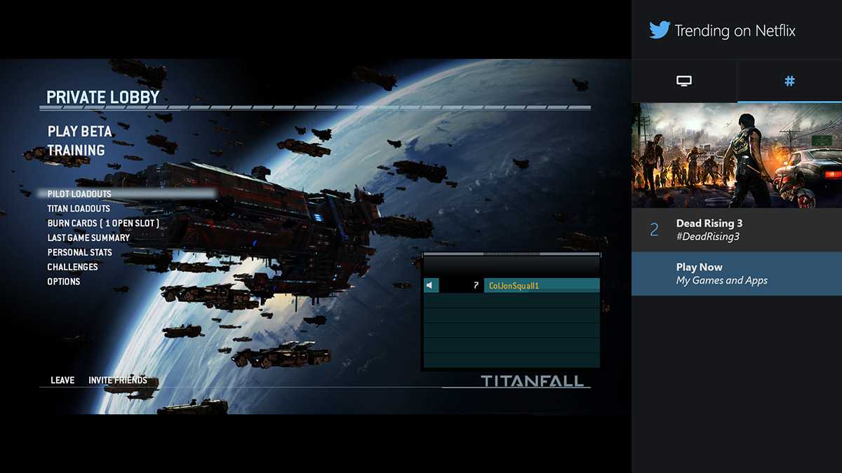 Xbox One Twitter Companion App