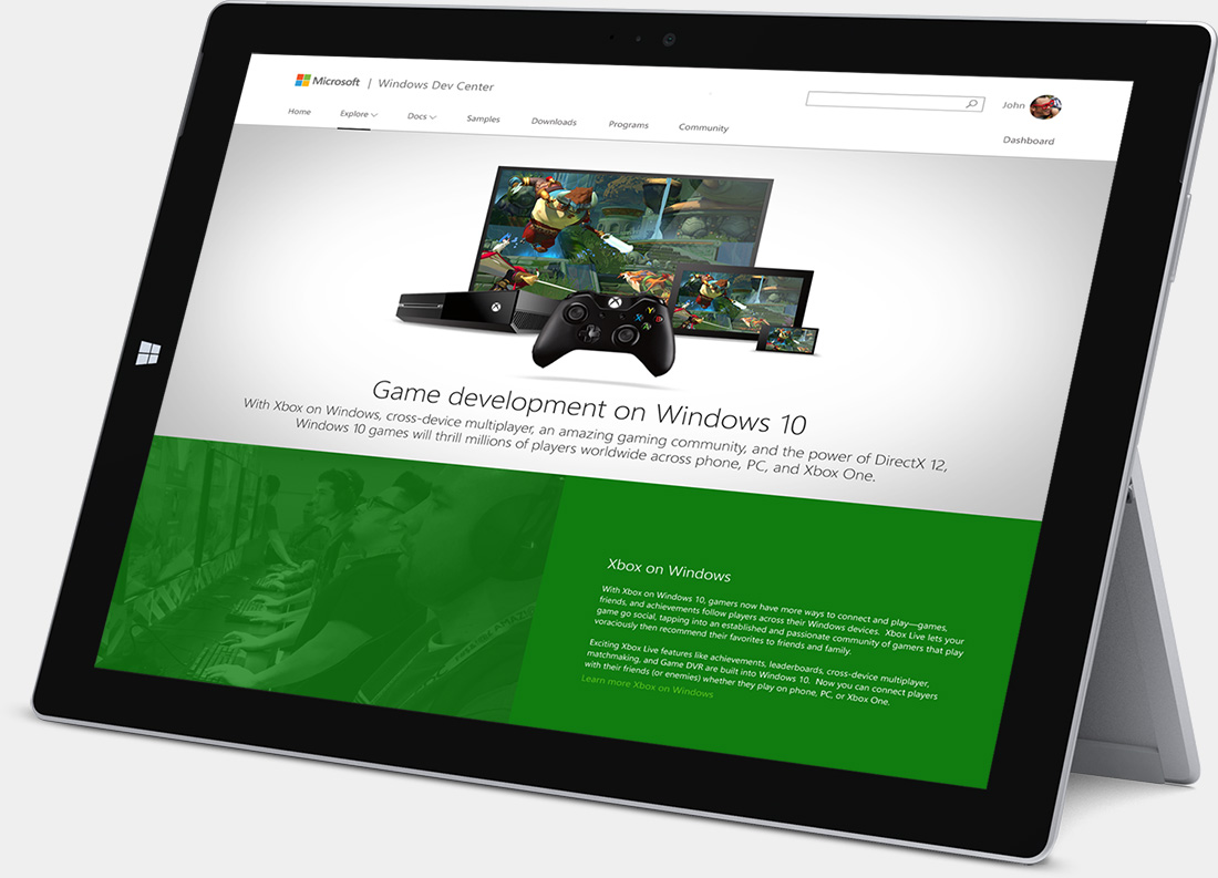 Games on Windows Dev Center