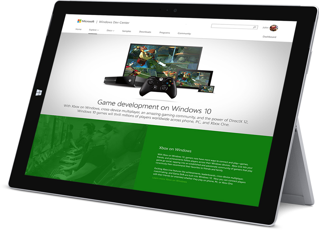 Games on Windows Dev Center